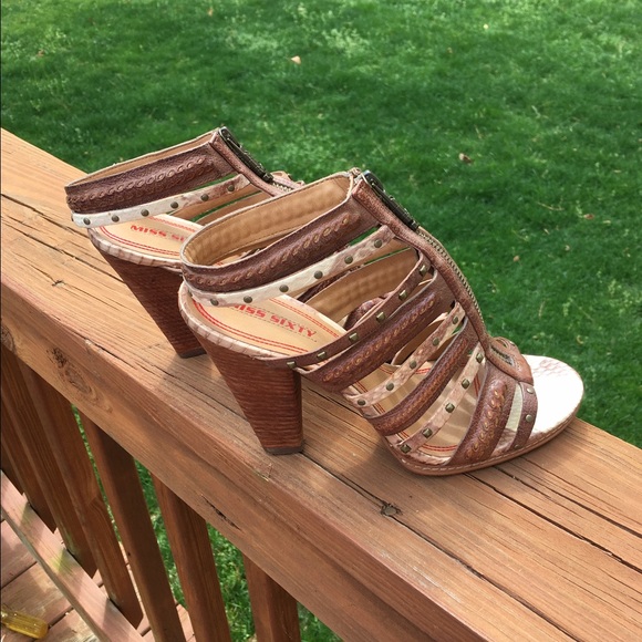 Miss Sixty Super Sexy Sandals Size 6 1/2 - Picture 4 of 8